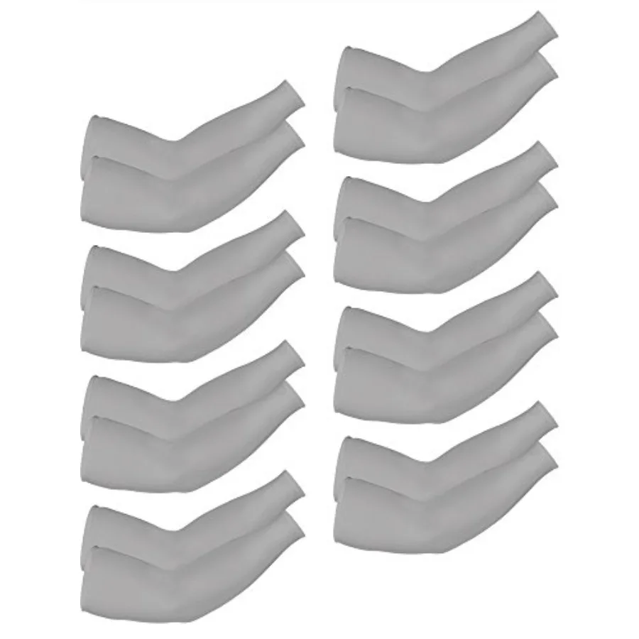Mudder 8 Pairs Unisex UV Protection Arm Cooling Sleeves Ice Silk Arm Cover Grey, Ice Silk
Mudder 8 Pairs Unisex UV Protection Arm Cooling Sleeves Ice Silk Arm Cover Grey, Ice Silk