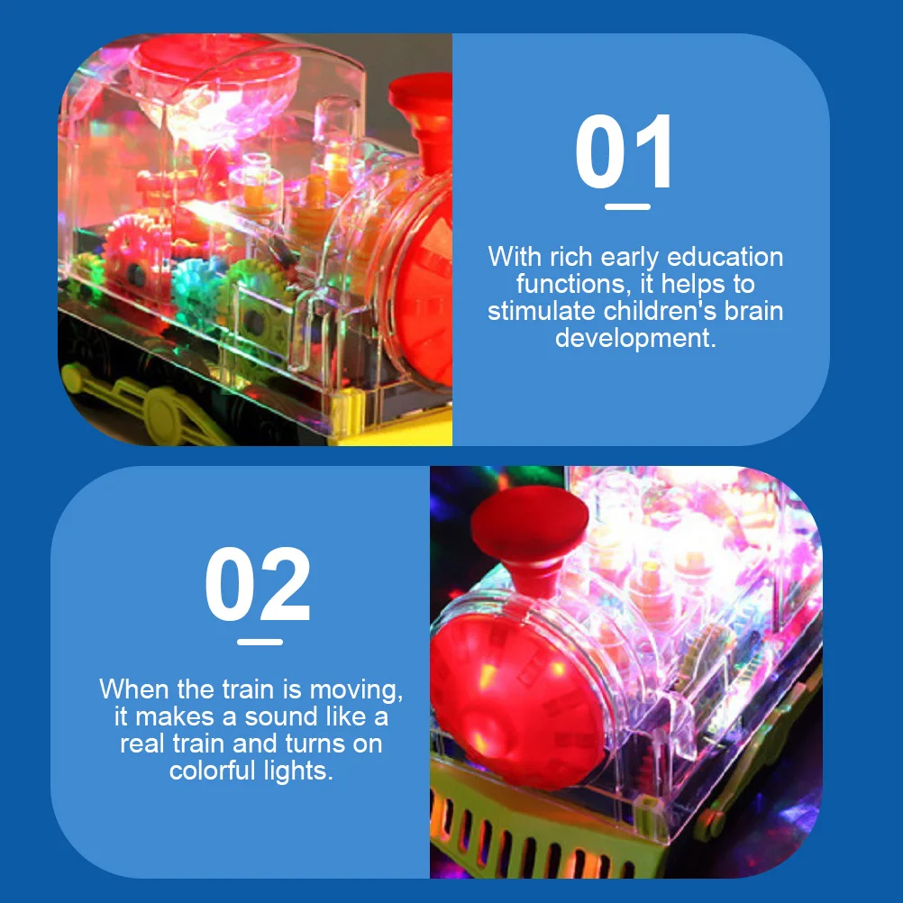 Small Electric Train for Kids Creative Early Education Plaything Flashing Lights Music Sound Train Plaything Early Education Toy
Small Electric Train for Kids Creative Early Education Plaything Flashing Lights Music Sound Train Plaything Early Education Toy