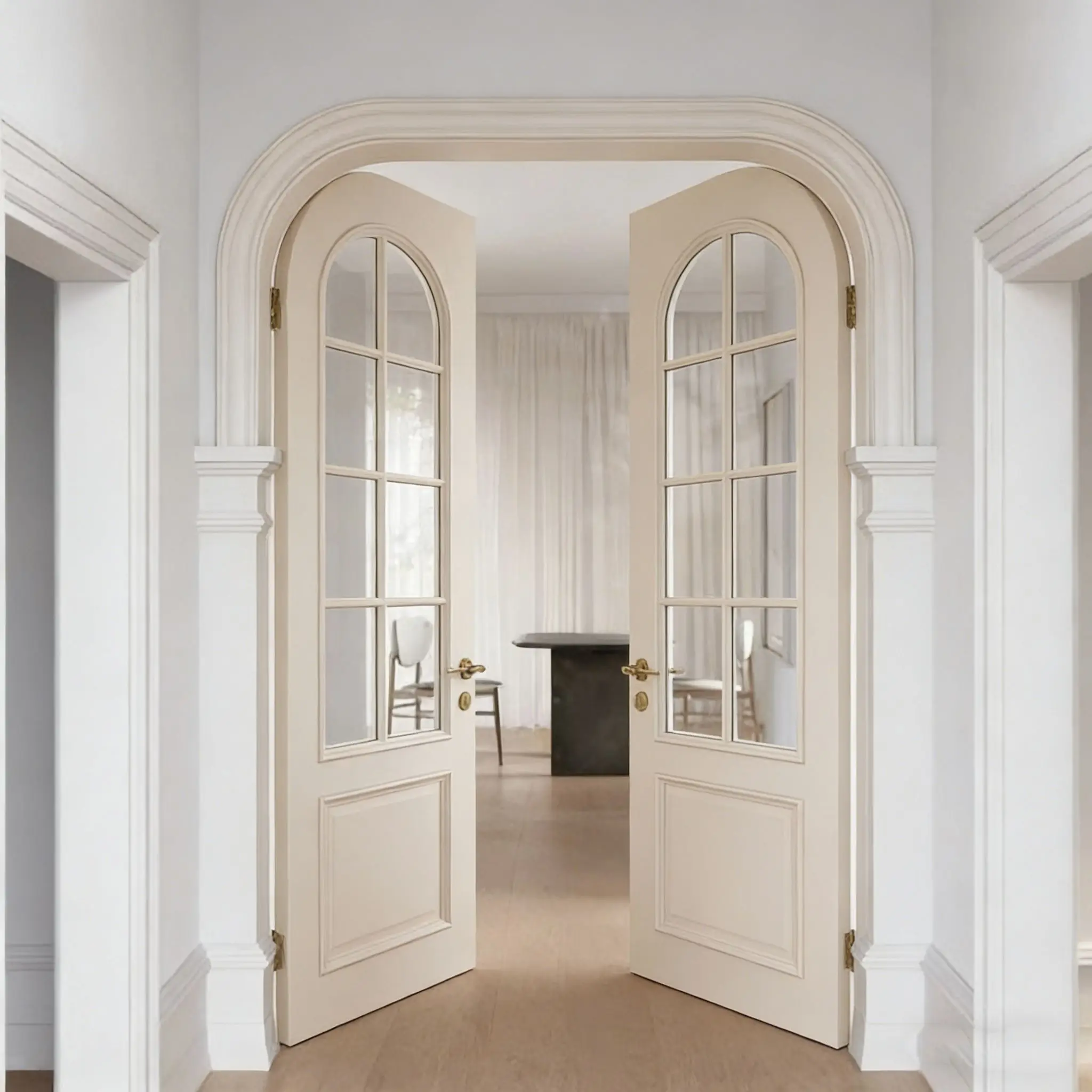 Retro Manual French Style Casement Glass Door CE Certification Aluminum Frame French Entrance Door Household Fashion French Door
Retro Manual French Style Casement Glass Door CE Certification Aluminum Frame French Entrance Door Household Fashion French Door