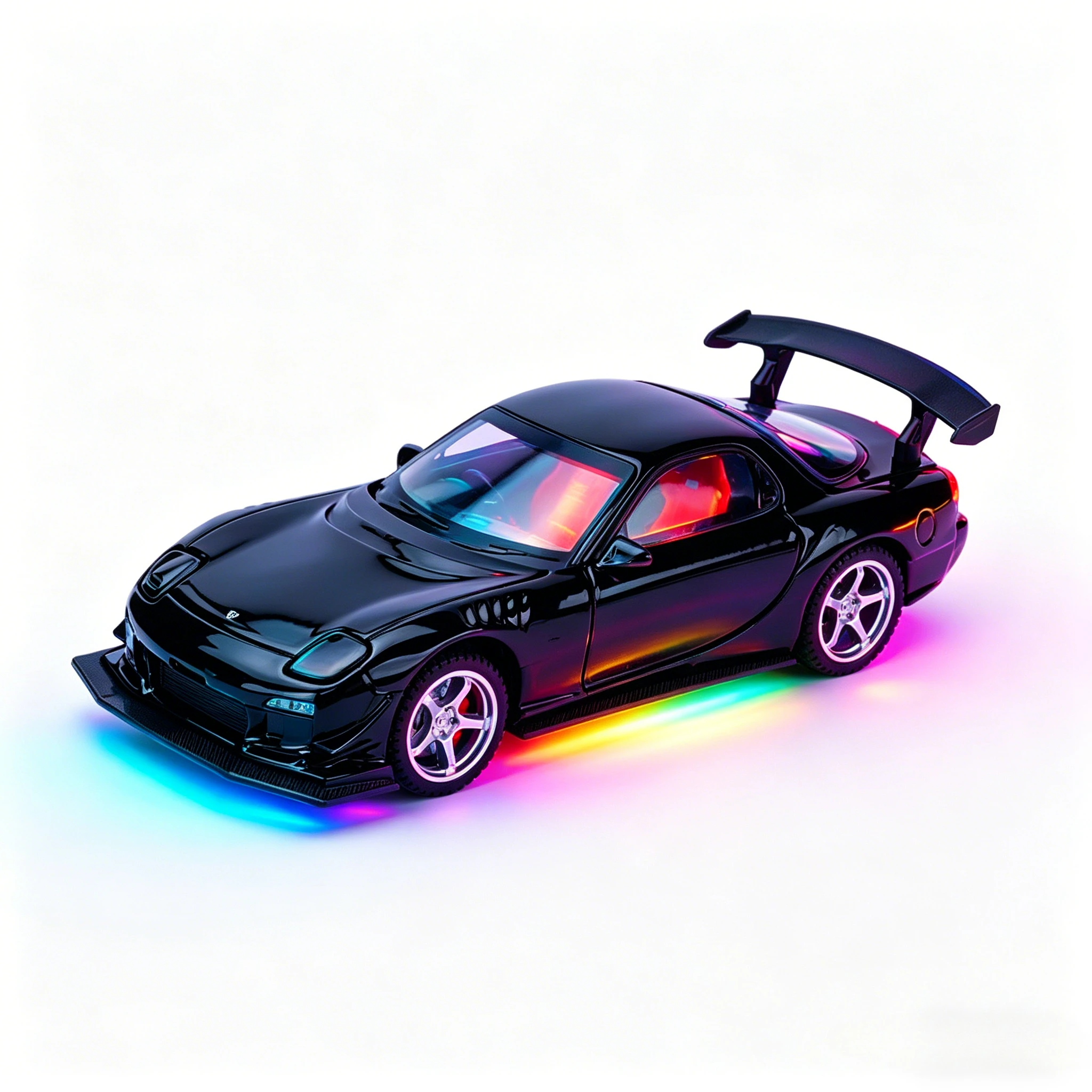 1:32 RX7 RX-7 Modified Sports Car Alloy Sports Car Model Diecast Metal Racing Vehicle Simulation Car Models