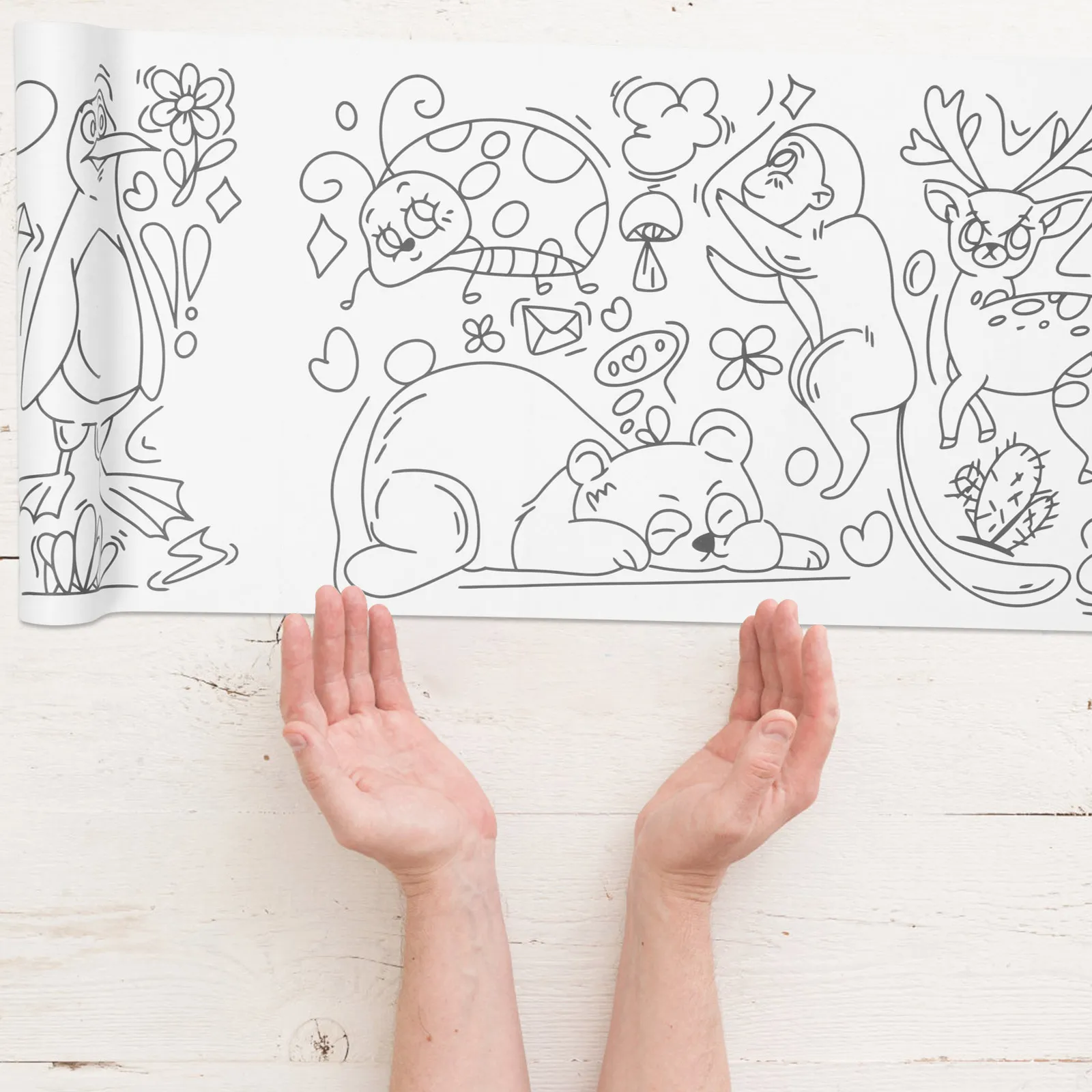 Гигантский самоклеящийся постер для раскрашивания для детей, 1 рулон, очень большая площадь для рисования, для школьных и домашних художественных проектов, развития зрительно-моторной координации
Гигантский самоклеящийся постер для раскрашивания для детей, 1 рулон, очень большая площадь для рисования, для школьных и домашних художественных проектов, развития зрительно-моторной координации