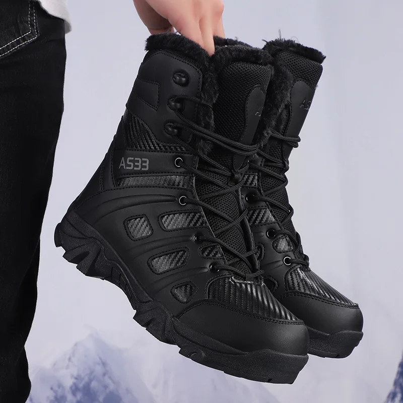 Winter Big Size Military Boots Outdoor Hiking Snow Boots Fleece Lined Warm Wear Resistant Non Slip Plus Size Casual Tactical
Winter Big Size Military Boots Outdoor Hiking Snow Boots Fleece Lined Warm Wear Resistant Non Slip Plus Size Casual Tactical