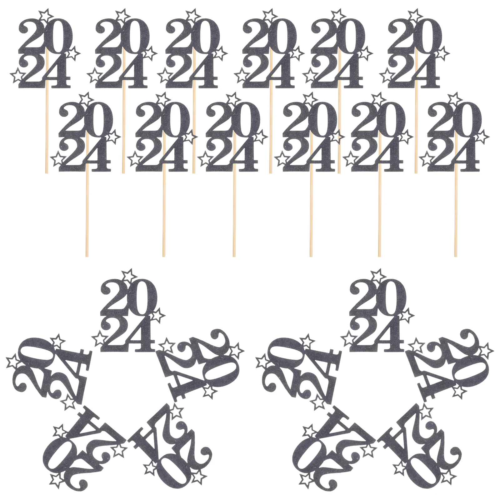 30pcs Digital Cake Decoration Picks 2024 Inserts for Cupcake Pie Fruit Mousse New Year Party Graduation Cake
30pcs Digital Cake Decoration Picks 2024 Inserts for Cupcake Pie Fruit Mousse New Year Party Graduation Cake