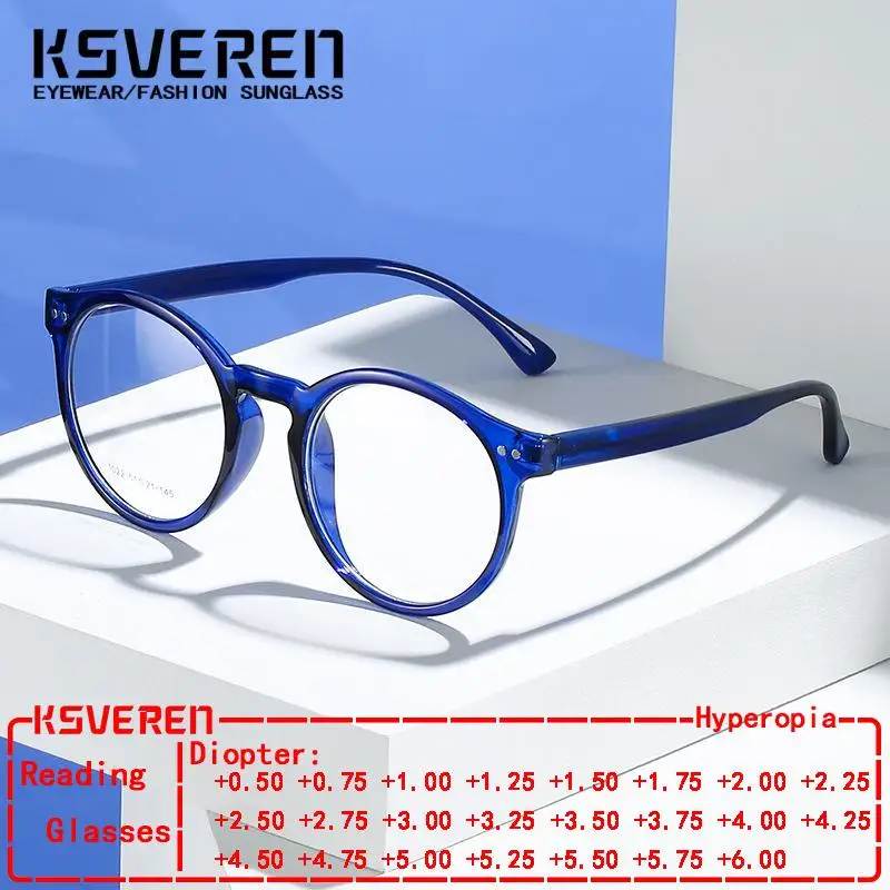 TR90 Round Vintage Anti Blue Light Reading Glasses Optical Glasses Prescription Glasses For Women Fashion Presbyopic Eyewear
TR90 Round Vintage Anti Blue Light Reading Glasses Optical Glasses Prescription Glasses For Women Fashion Presbyopic Eyewear