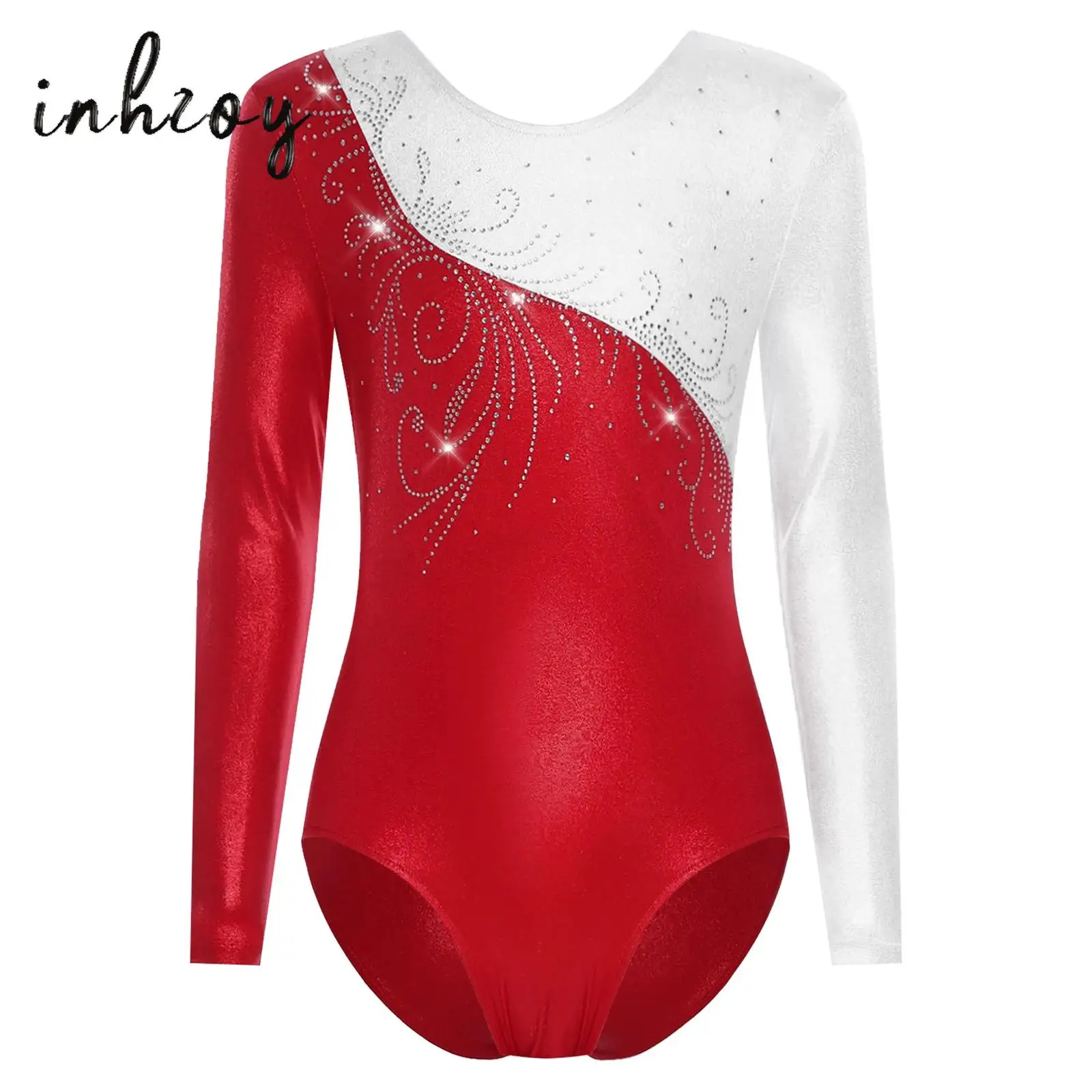 Kids Girls Ballet Dance Gymnastics Figure Skating Bodysuit Long Sleeve Shiny Rhinestones Color Block Metallic Mini Dots Leotard
Kids Girls Ballet Dance Gymnastics Figure Skating Bodysuit Long Sleeve Shiny Rhinestones Color Block Metallic Mini Dots Leotard