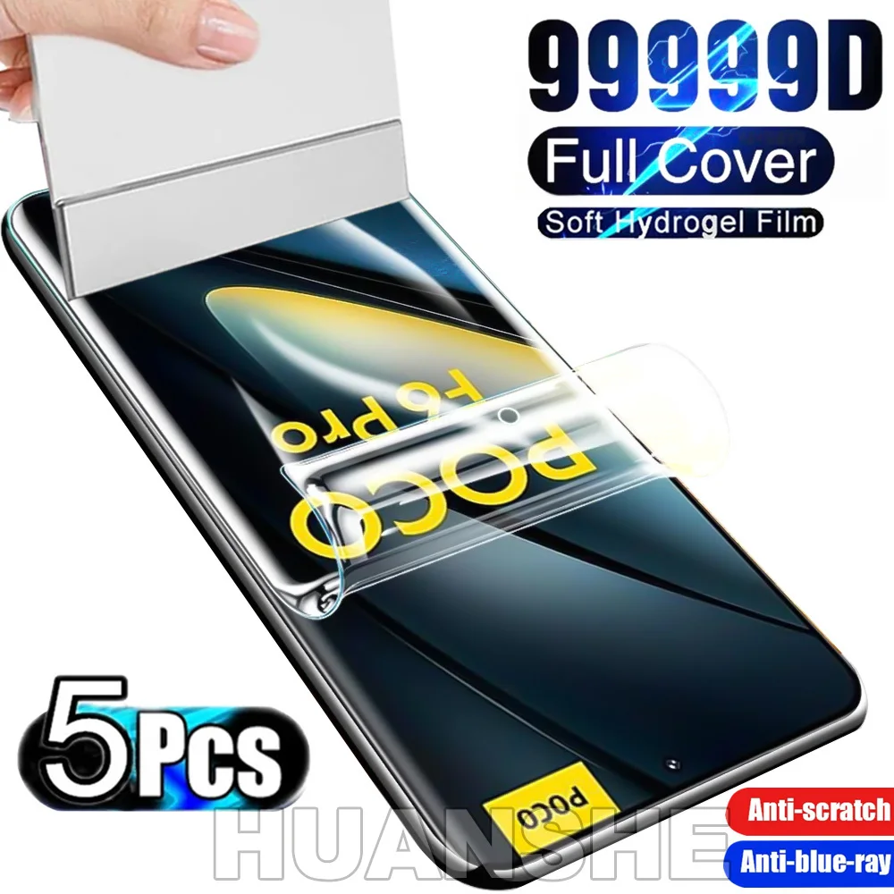 5PCS Hydrogel 5G NFC Screen Protector for POCO F8 F7 F6 X7 X6 X5 X4 GT X3 Pro M6 Pro M5 F5 Pro F4 GT C65
5PCS Hydrogel 5G NFC Screen Protector for POCO F8 F7 F6 X7 X6 X5 X4 GT X3 Pro M6 Pro M5 F5 Pro F4 GT C65