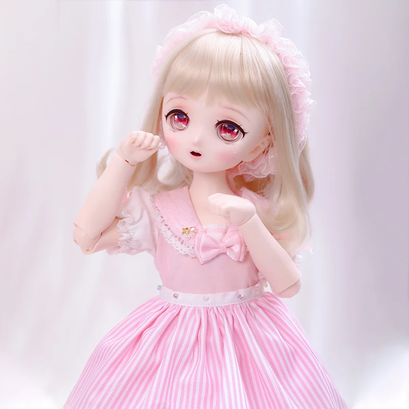 Кукла Shuga Fairy BJD Naiko 1/4, аниме-фигурка, полный набор B, игрушки из смолы для девочек и мальчиков, подарки, шарнирная кукла MSD
Кукла Shuga Fairy BJD Naiko 1/4, аниме-фигурка, полный набор B, игрушки из смолы для девочек и мальчиков, подарки, шарнирная кукла MSD
