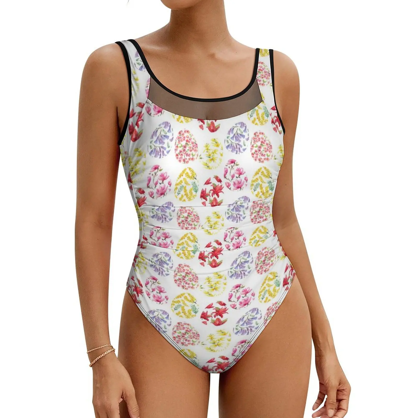 Easter Day Swimsuit Floral Eggs Print Push Up Swimwear One-Piece Holiday Swim Monokini Bodysuit Sexy Beach Outfits Plus Size
Easter Day Swimsuit Floral Eggs Print Push Up Swimwear One-Piece Holiday Swim Monokini Bodysuit Sexy Beach Outfits Plus Size