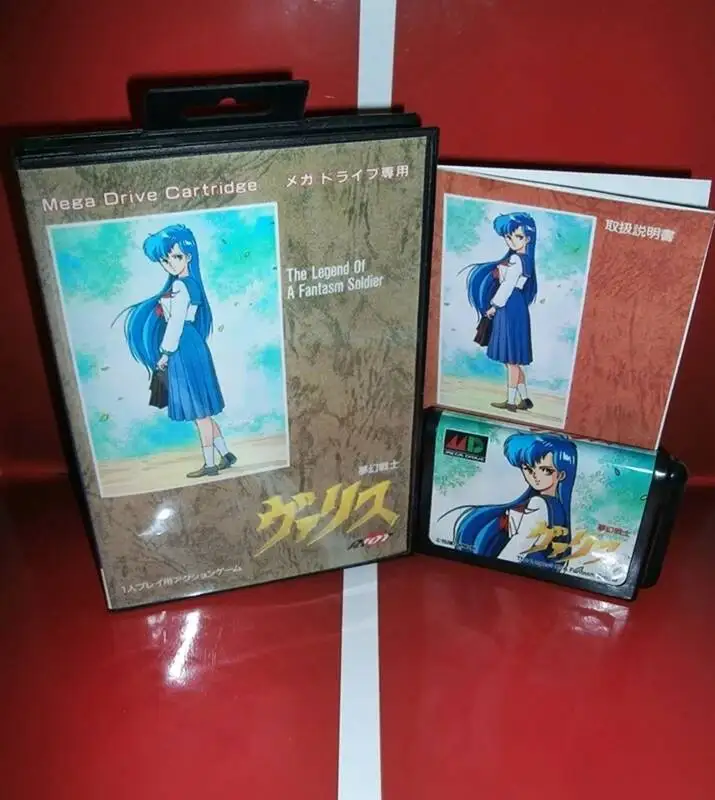 Игровая карта Valis с коробкой и руководством для 16-битной системы Sega MD Megadrive Genesis
Игровая карта Valis с коробкой и руководством для 16-битной системы Sega MD Megadrive Genesis