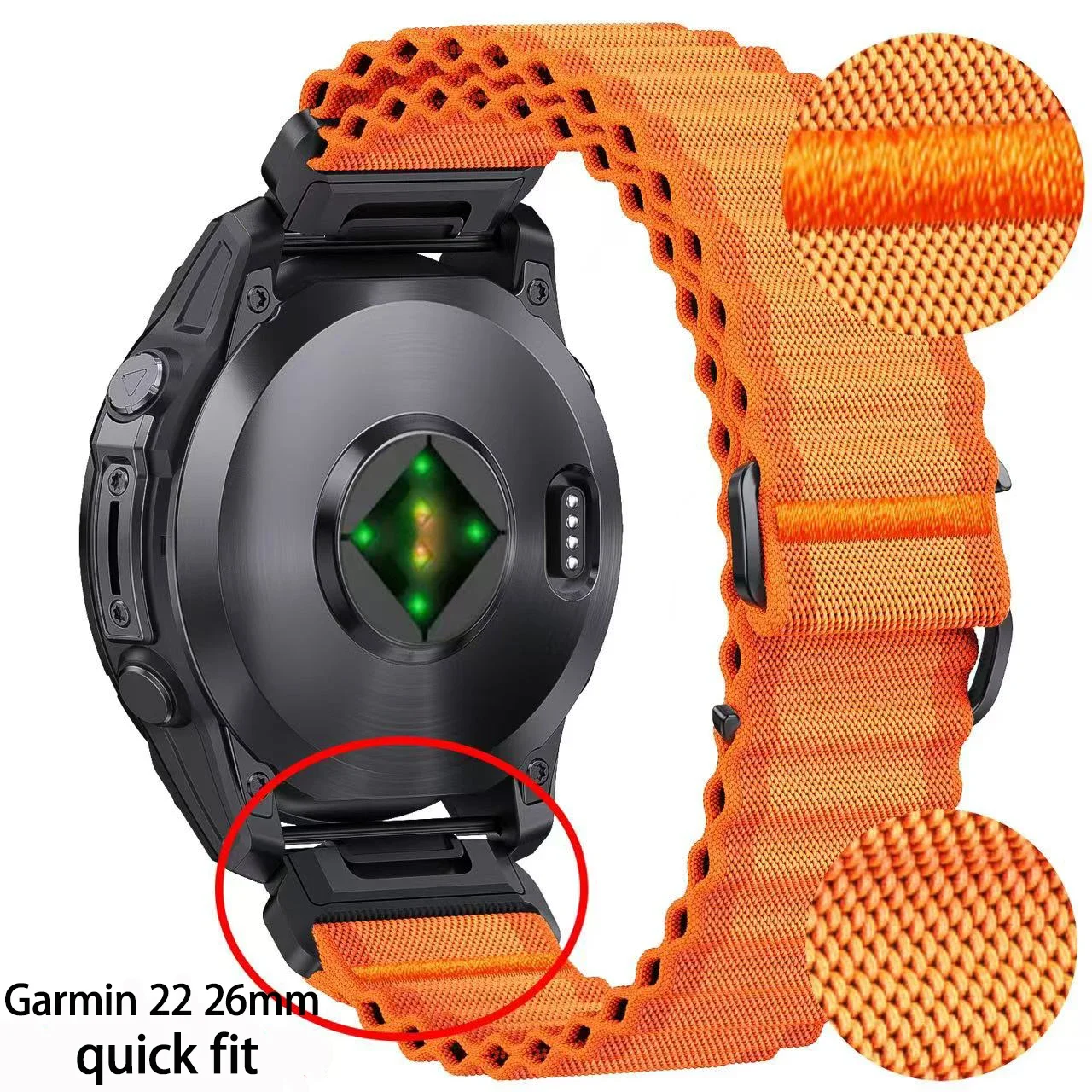 Suitable for22mm26mmGarminFenix7X 8 7 ProFenix6X 6 5X 5Plus Tactix 7 Forerunner 965 955 Enduro3 2-Loop Nylon Quick Install Strap
Suitable for22mm26mmGarminFenix7X 8 7 ProFenix6X 6 5X 5Plus Tactix 7 Forerunner 965 955 Enduro3 2-Loop Nylon Quick Install Strap
