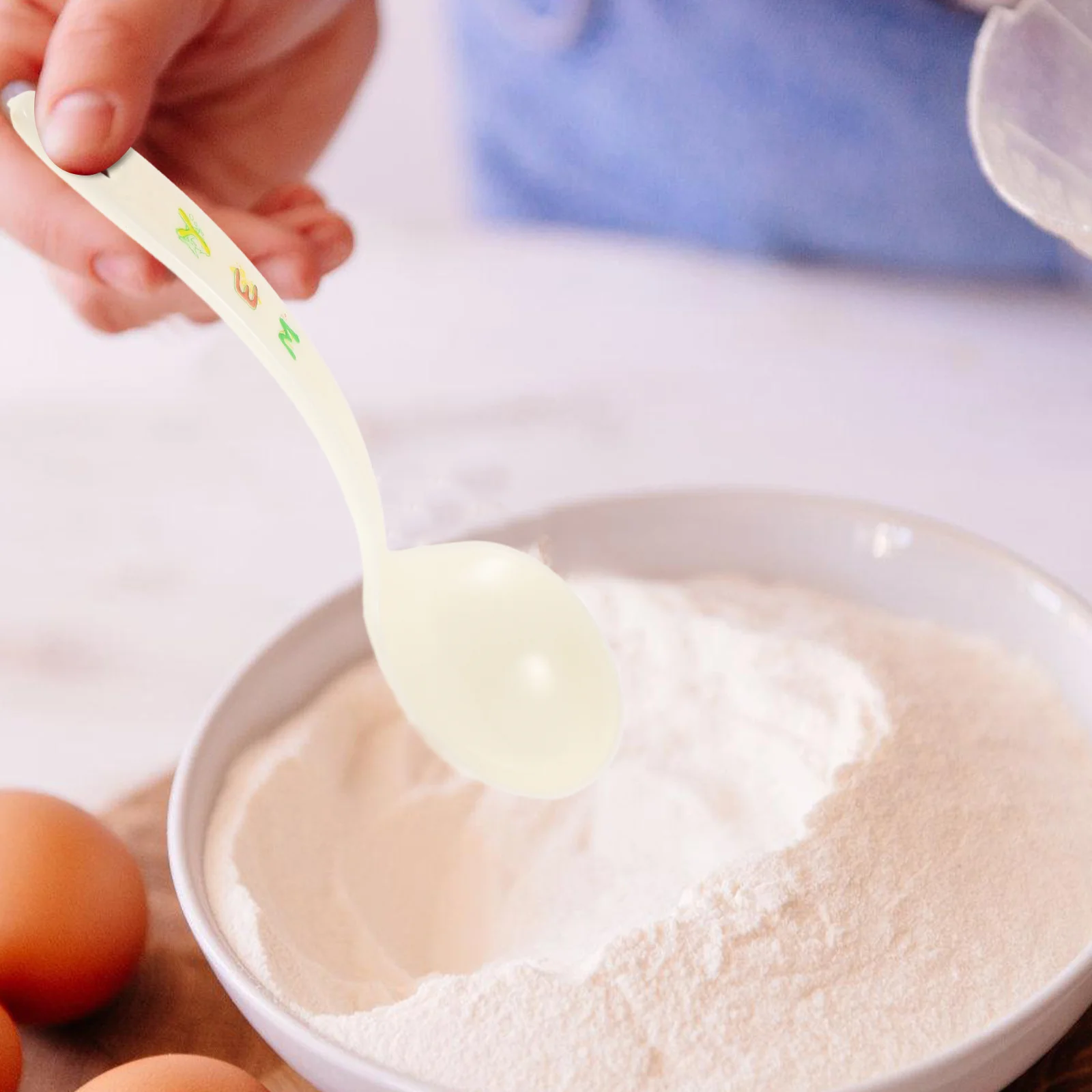 10Pcs Chinese Style PP Plastic Long Handle Soup Spoons Practical Rice Porridge Spoons Kitchen Tools Mixing Spoon 
10Pcs Chinese Style PP Plastic Long Handle Soup Spoons Practical Rice Porridge Spoons Kitchen Tools Mixing Spoon