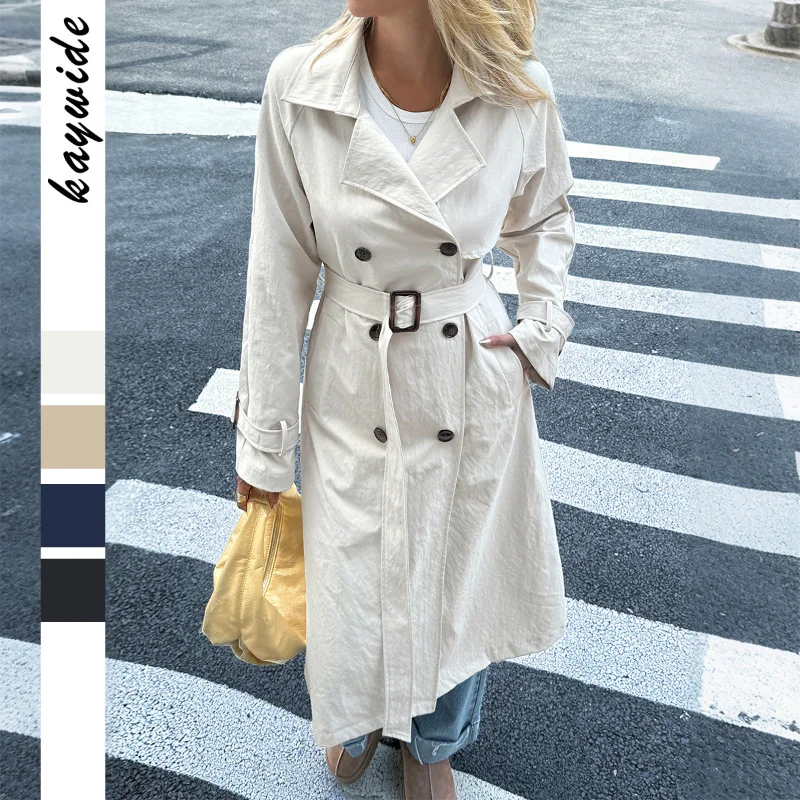 Vacation Solid Color Long-sleeved Coat for Women 2025 Autumn and Winter
Vacation Solid Color Long-sleeved Coat for Women 2025 Autumn and Winter