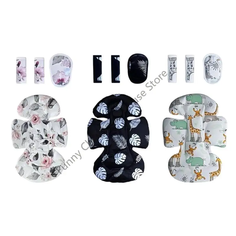 D0LA Strollers Shoulder Belt Cover Soft Breathable Cushion Mat with Crotch Pad 
D0LA Strollers Shoulder Belt Cover Soft Breathable Cushion Mat with Crotch Pad