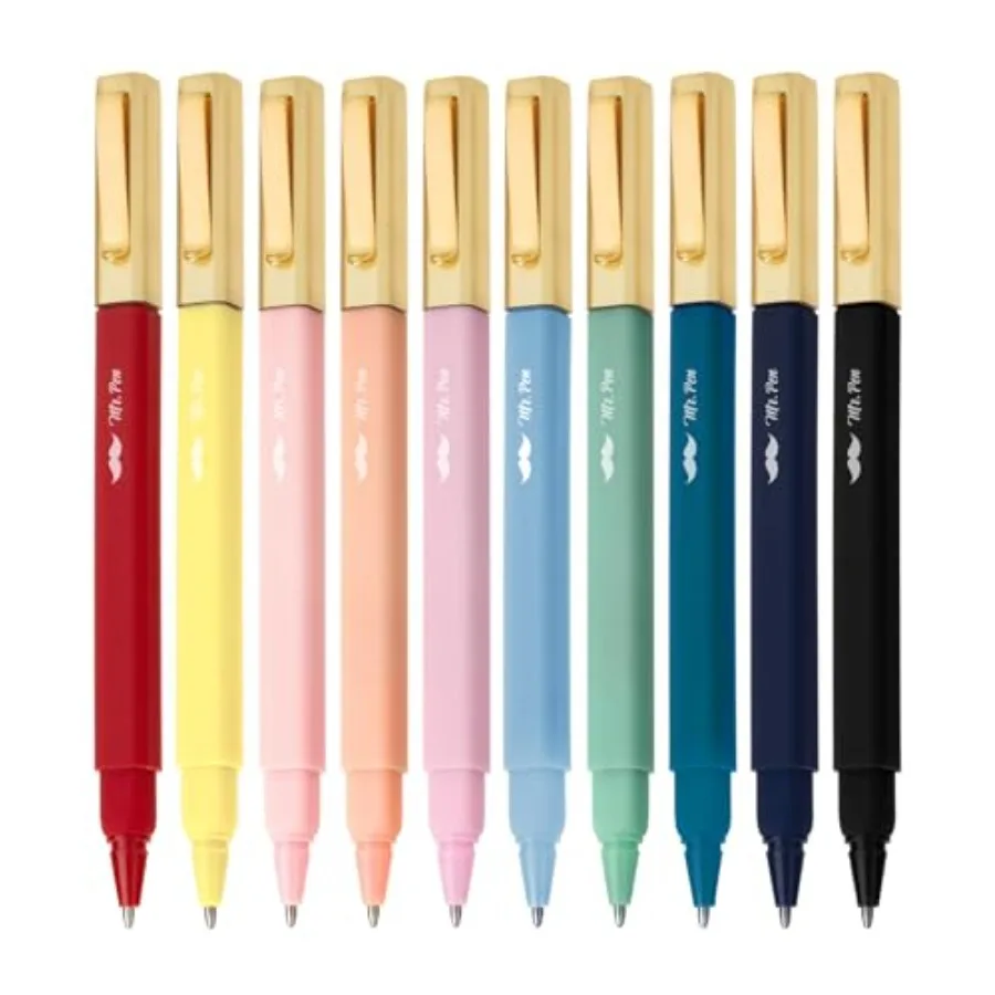 Aesthetic Pens, 10 Pack, Colorful Ink, 0.7mm, Fast Dry No Smear Ink, No Bleed Through, Bible Safe, Medium Tip Smooth Writing Pe
Aesthetic Pens, 10 Pack, Colorful Ink, 0.7mm, Fast Dry No Smear Ink, No Bleed Through, Bible Safe, Medium Tip Smooth Writing Pe