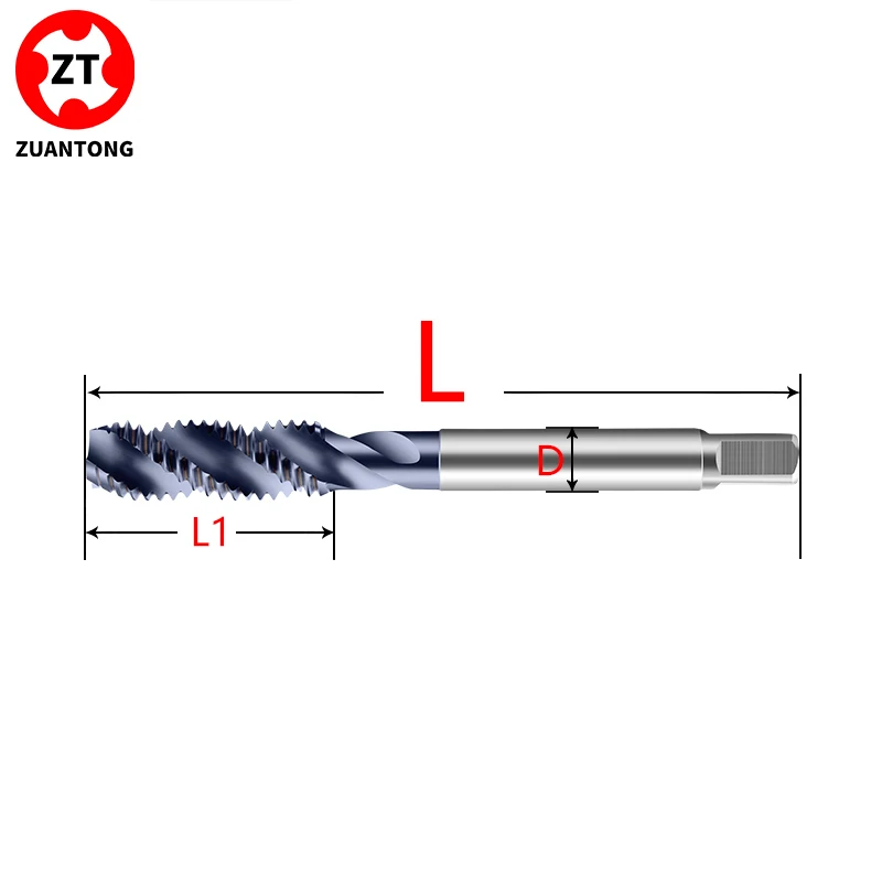 ZUANTONG 1PCS HSSE-M35 JIS Standard STI Insert Spiral Fluted Tap ST M1.4~M16 UNC2-56~10-24 1/4 5/16 3/8 1/2 Machine Thread Taps
ZUANTONG 1PCS HSSE-M35 JIS Standard STI Insert Spiral Fluted Tap ST M1.4~M16 UNC2-56~10-24 1/4 5/16 3/8 1/2 Machine Thread Taps