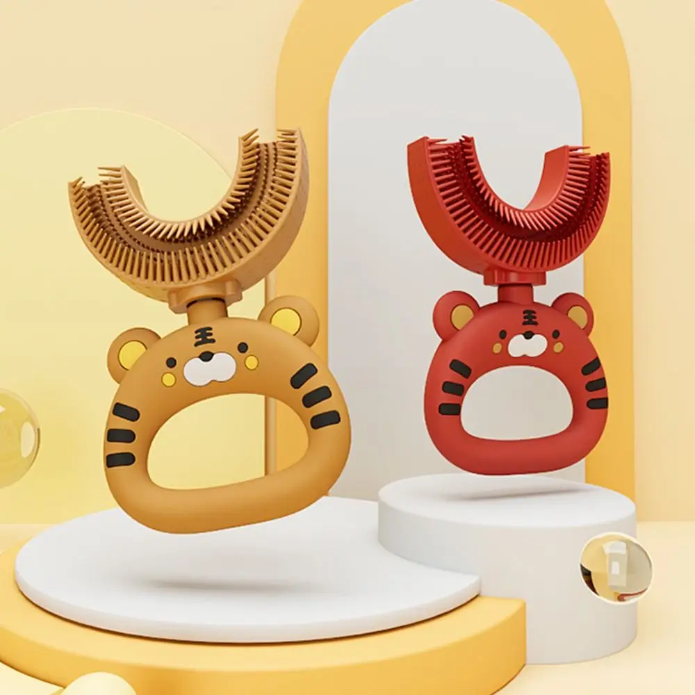 U-shaped U-shaped Tooth Brush Cute Soft Cartoon Silicone Toothbrush Portable Lightweight Oral Teeth Cleaning Manual
U-shaped U-shaped Tooth Brush Cute Soft Cartoon Silicone Toothbrush Portable Lightweight Oral Teeth Cleaning Manual