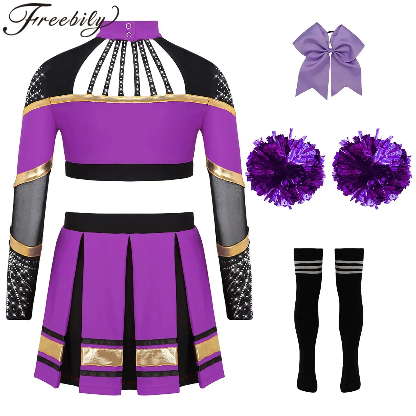Girl Cosplay Cheerleader Costume Cheerlead Set Cheer Dance Outfits Cheerleading Uniform Girls Role Play Cheering Team Set
Girl Cosplay Cheerleader Costume Cheerlead Set Cheer Dance Outfits Cheerleading Uniform Girls Role Play Cheering Team Set