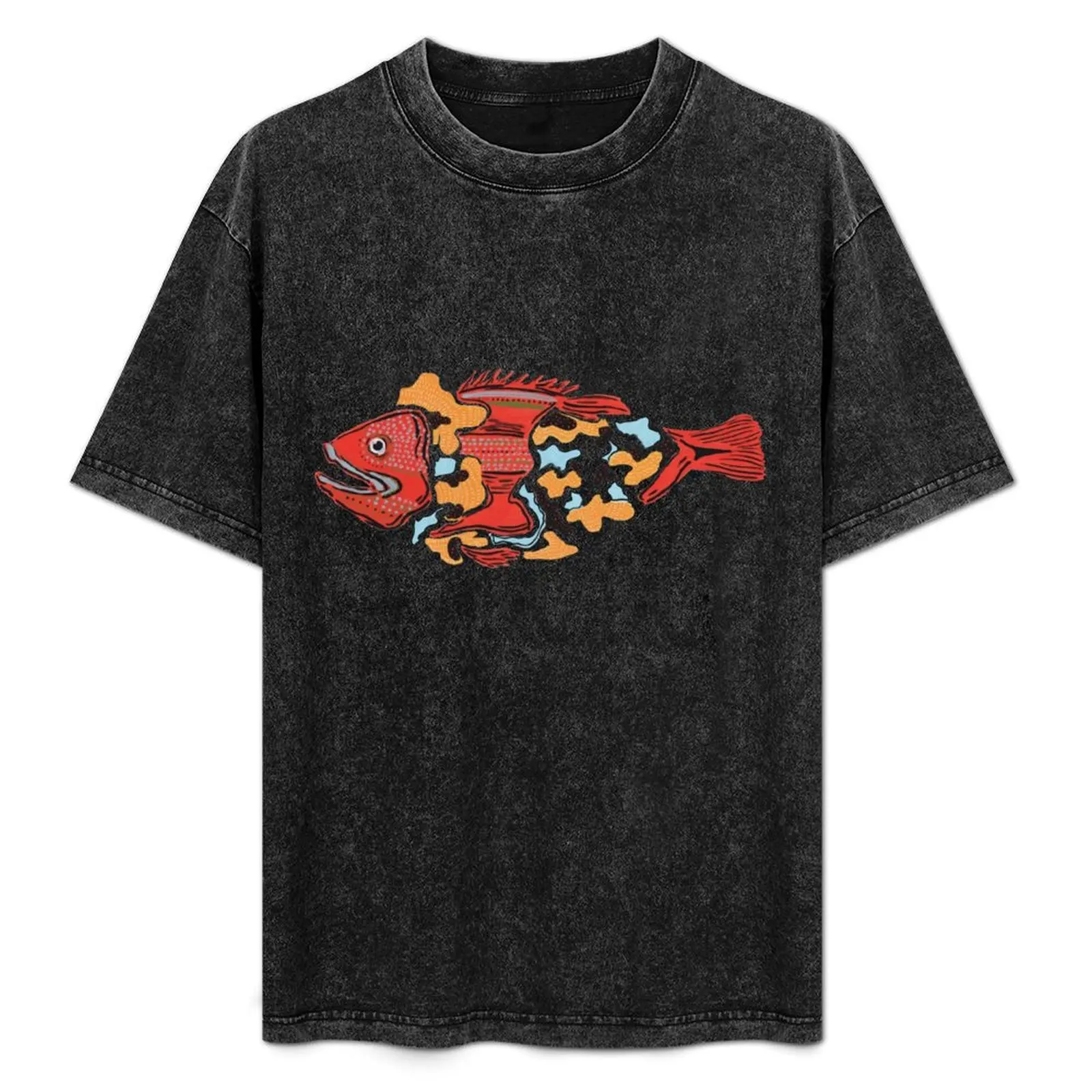 Fish Dish, acrylic, 2020 T-Shirt Retro Style Print Casual Top
Fish Dish, acrylic, 2020 T-Shirt Retro Style Print Casual Top