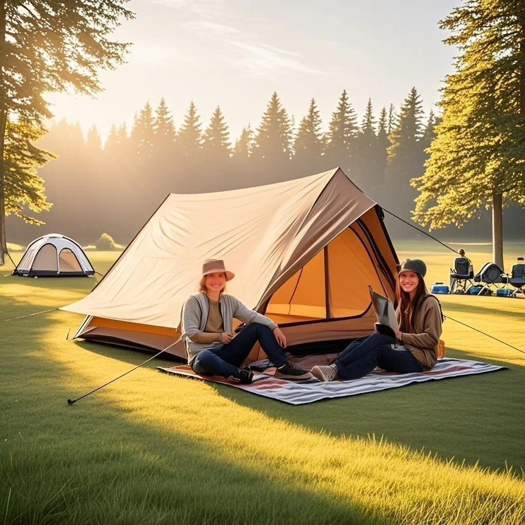Waterproof Cabin Style Camping Tent with Large Space, Breathable Glamping Tent for Outdoor Camping, Picnic & Travel
Waterproof Cabin Style Camping Tent with Large Space, Breathable Glamping Tent for Outdoor Camping, Picnic & Travel