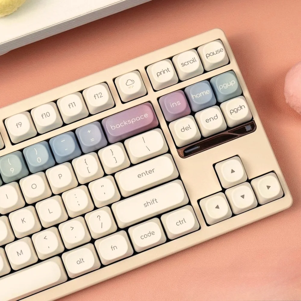 MOA Rainbow Keycap 130 клавиш PBT термосублимационная совместимая механическая клавиатура с магнитной осью для рисования 61/75/86/104/108
MOA Rainbow Keycap 130 клавиш PBT термосублимационная совместимая механическая клавиатура с магнитной осью для рисования 61/75/86/104/108