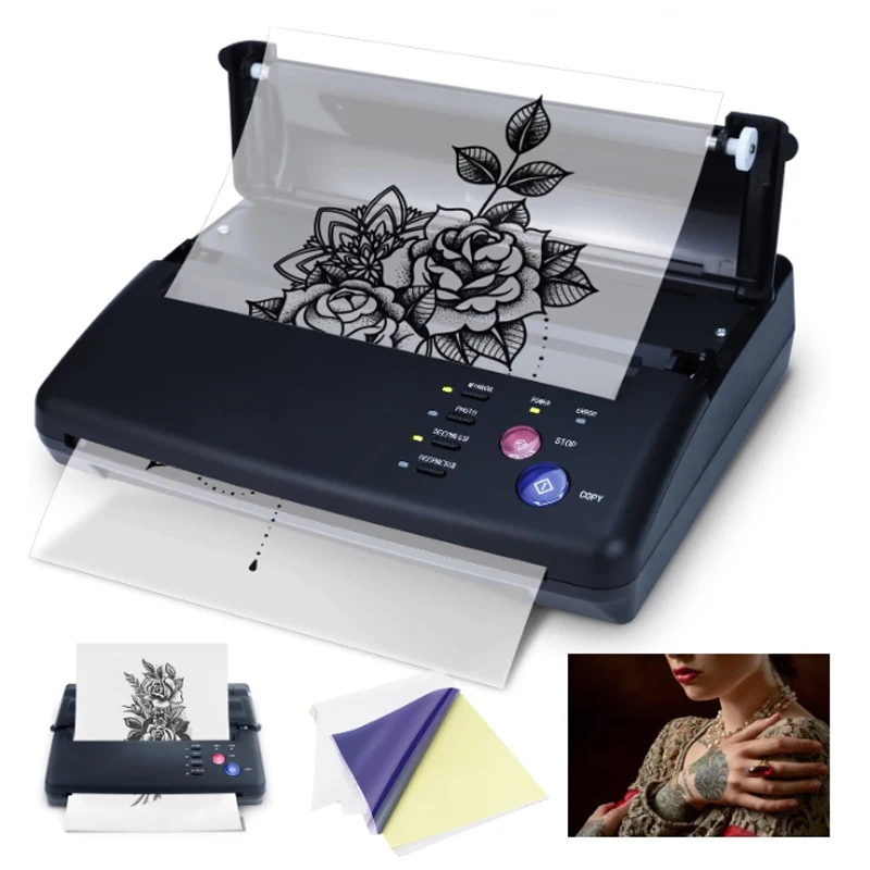 Tattoo Transfer Machine Thermal Copier Reproduction Stencil Printer Professional Drawing Tattoo Equipment 10 Sheet PrintingPaper
Tattoo Transfer Machine Thermal Copier Reproduction Stencil Printer Professional Drawing Tattoo Equipment 10 Sheet PrintingPaper