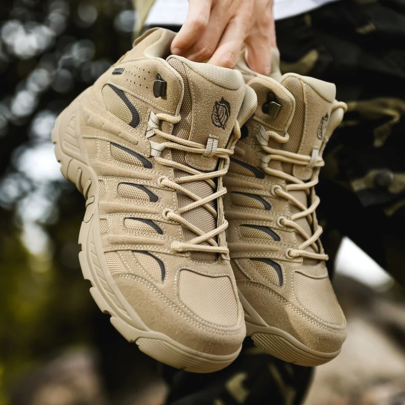 High Quality Men's Trekking Hking Shoes Tactical Boots for Men Outdoor Sneakers Mountaineering Camping Thick Soles Jogging Shoes
High Quality Men's Trekking Hking Shoes Tactical Boots for Men Outdoor Sneakers Mountaineering Camping Thick Soles Jogging Shoes