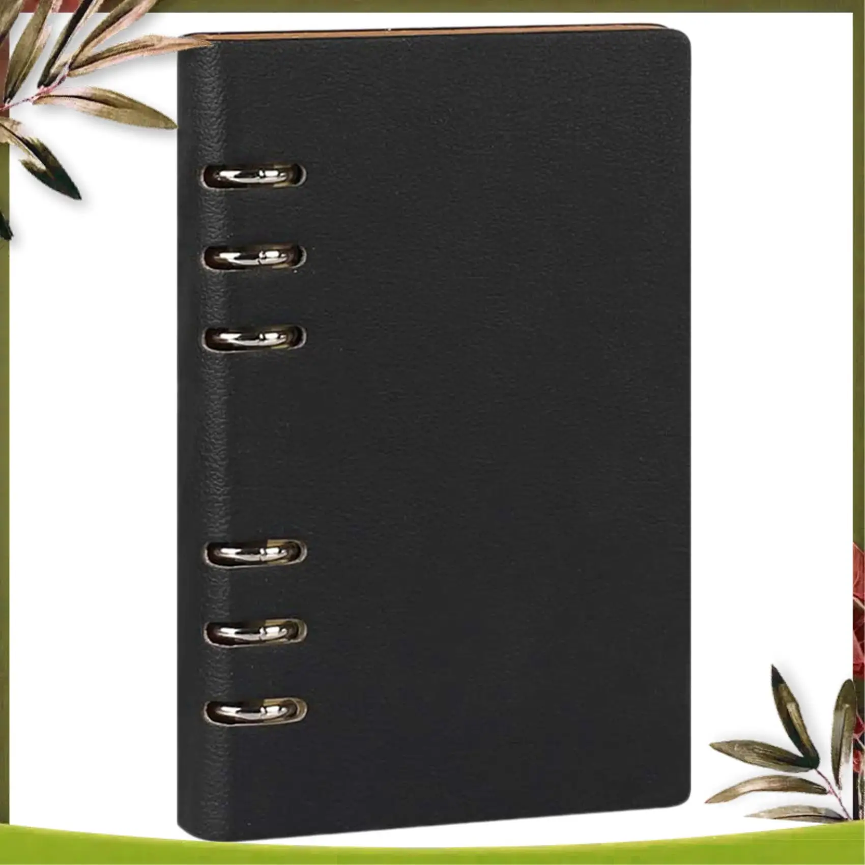 New-2Pcs A5 Notebook 6 Holes Cover Notebook Loose Pocket Leather Refillable Notebook Binder Rings Journal,Black & Brown
New-2Pcs A5 Notebook 6 Holes Cover Notebook Loose Pocket Leather Refillable Notebook Binder Rings Journal,Black & Brown