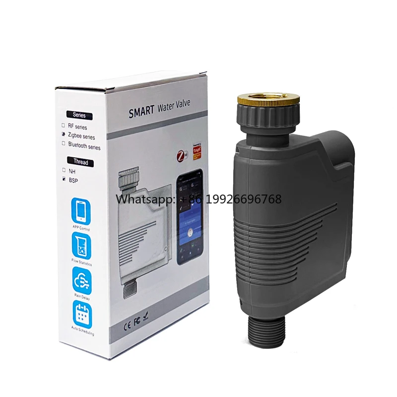 Smart Watering/Automatic Irrigation Controller System Zigbee Water Hose Timer Programmable Faucet Timer for Yard Lawn
Smart Watering/Automatic Irrigation Controller System Zigbee Water Hose Timer Programmable Faucet Timer for Yard Lawn