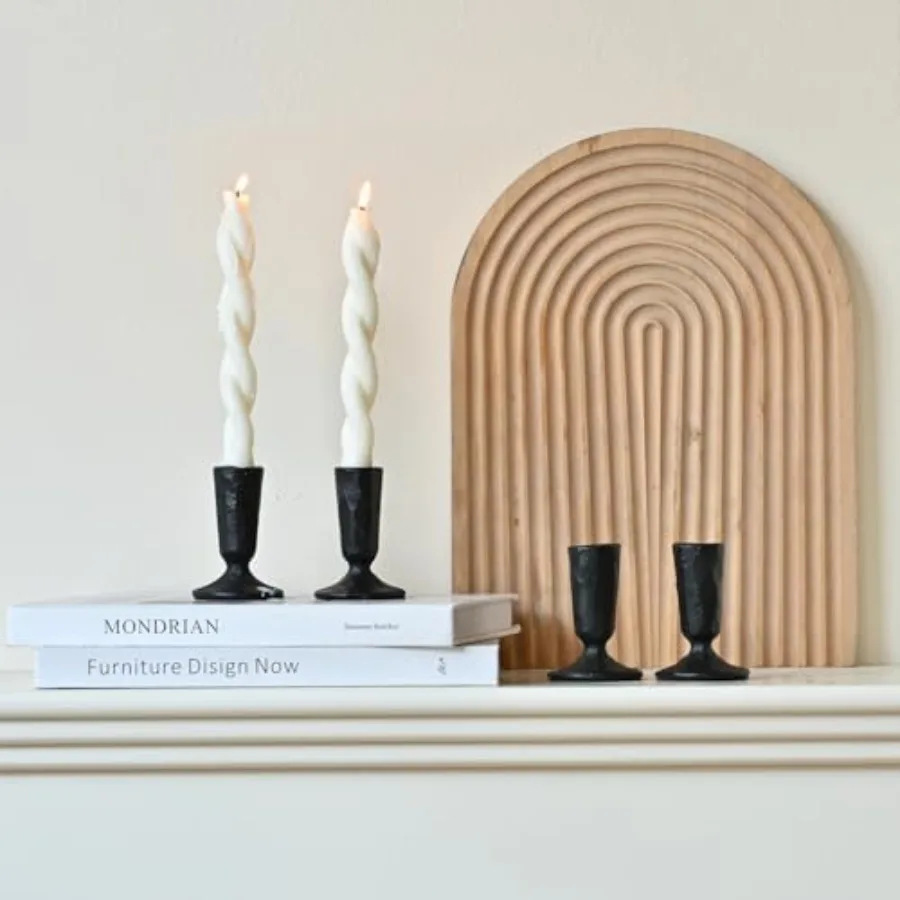 Candle Sticks Holder Decor, Set of 4 Vintage Candle Holders, Modern Decorative Tapered Candlestick Holders Centerpiece for Dini
Candle Sticks Holder Decor, Set of 4 Vintage Candle Holders, Modern Decorative Tapered Candlestick Holders Centerpiece for Dini