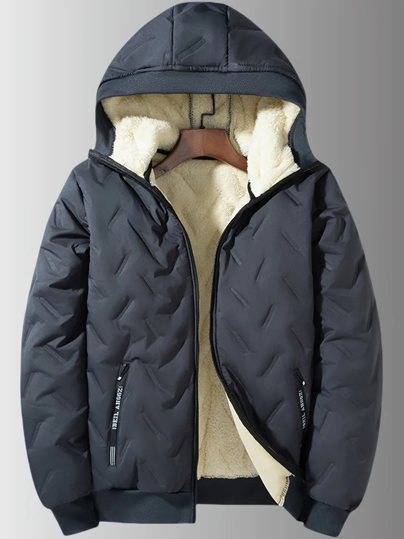 Men'S Casual Hooded Jacket - with Lining,Polyester Filler, Zip-Up Front Pockets Non-Stretch Fabric Casual Outerwear
Men'S Casual Hooded Jacket - with Lining,Polyester Filler, Zip-Up Front Pockets Non-Stretch Fabric Casual Outerwear