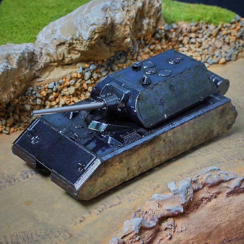 Steel mold image full metal 3D three-dimensional DIY jigsaw puzzle model World War II series German Rat tank
Steel mold image full metal 3D three-dimensional DIY jigsaw puzzle model World War II series German Rat tank