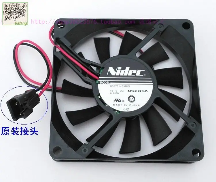 jinlingge For NIDEC H35731-55MEI 8015 8cm 2lines silence 12V 0.045A cooling fan
jinlingge For NIDEC H35731-55MEI 8015 8cm 2lines silence 12V 0.045A cooling fan
