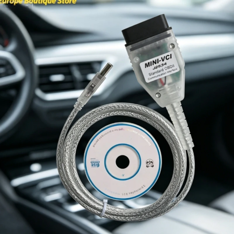 Real Firmware MINI VCI V2.0.4 J2534 Diagnostic Cable For Toyota TIS Techstream V16.00.017 Multi-Language
Real Firmware MINI VCI V2.0.4 J2534 Diagnostic Cable For Toyota TIS Techstream V16.00.017 Multi-Language