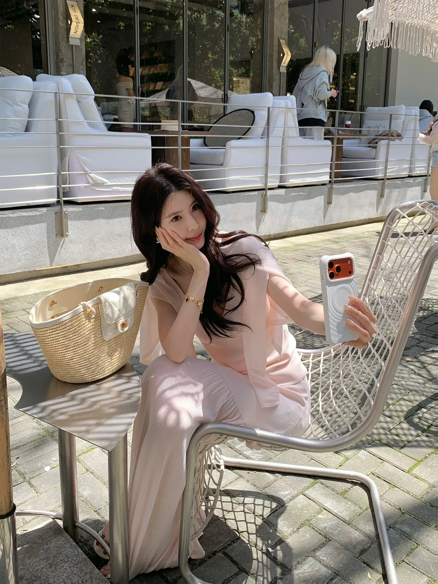 Fashionable Knitted Pink Set for Women by KUN Qinglin Long Sleeve Open Cardigan And High Waist Skirt Two Piece Spring Collection
Fashionable Knitted Pink Set for Women by KUN Qinglin Long Sleeve Open Cardigan And High Waist Skirt Two Piece Spring Collection