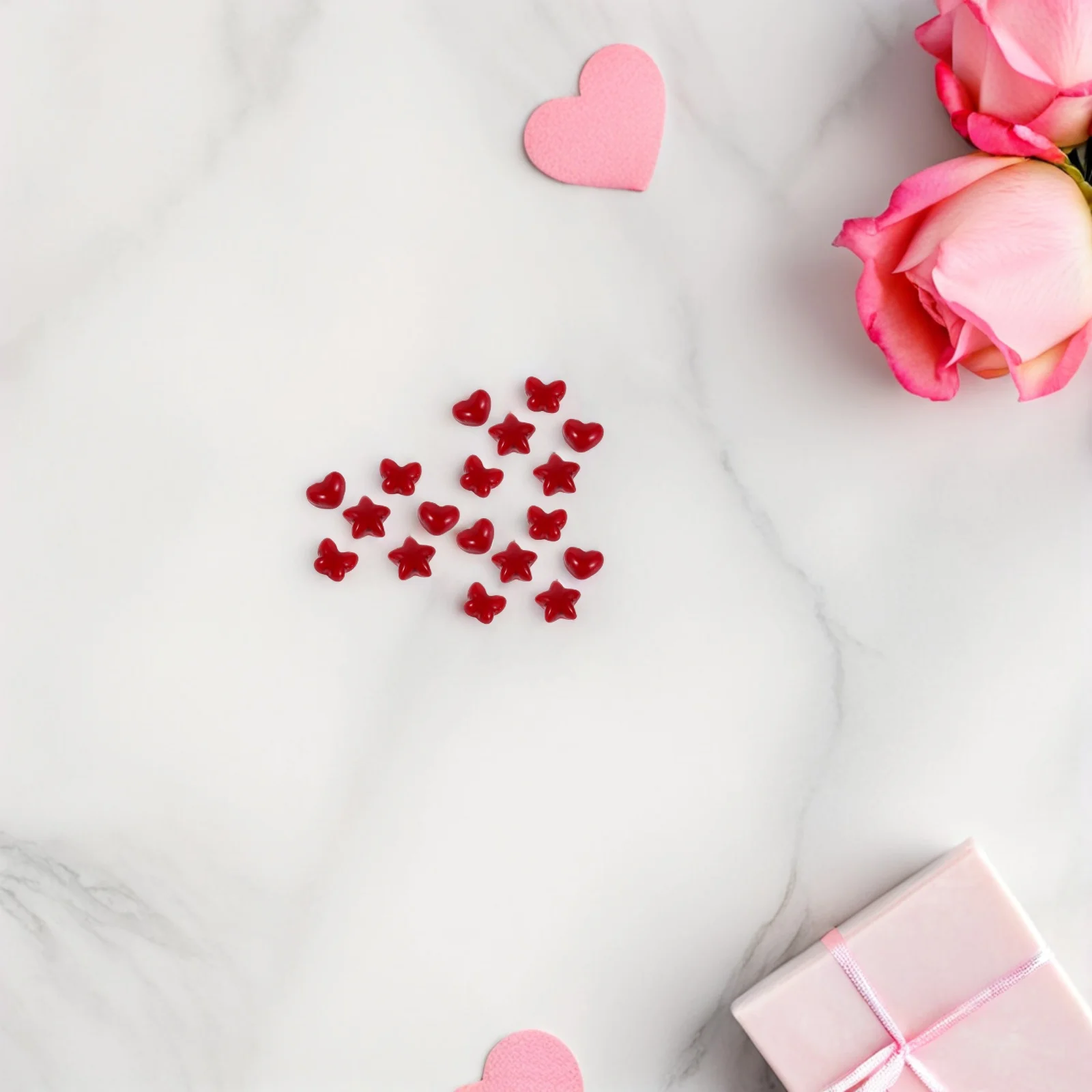 60pcs Nail Accessories Heart Butterfly Star Charms DIY Fake Nails Heart Charms Decorations Valentine Mini Size
60pcs Nail Accessories Heart Butterfly Star Charms DIY Fake Nails Heart Charms Decorations Valentine Mini Size