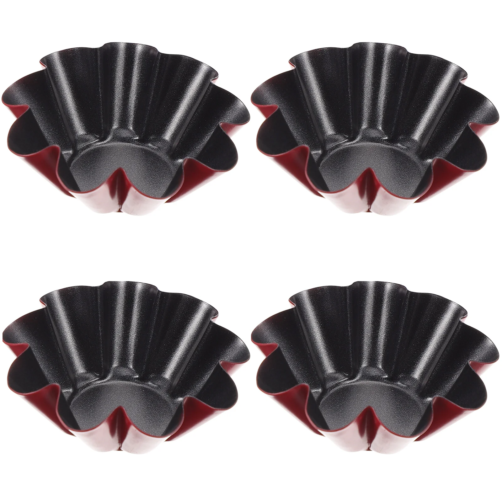 4Pcs Carbon Steel Egg Tart Molds Reusable Nonstick Baking Tools Easy Demold Flower Shaped for Home Kitchen Hotel Restaurant
4Pcs Carbon Steel Egg Tart Molds Reusable Nonstick Baking Tools Easy Demold Flower Shaped for Home Kitchen Hotel Restaurant