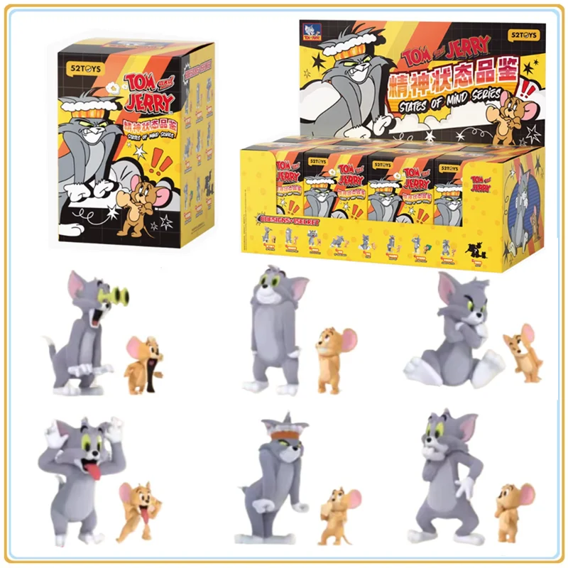 52TOYS Коллекция Том и Джерри Mental State, слепая коробка, тема эмоций, набор экшн-фигурок, коллекционная игрушка, орнамент, детские подарки
52TOYS Коллекция Том и Джерри Mental State, слепая коробка, тема эмоций, набор экшн-фигурок, коллекционная игрушка, орнамент, детские подарки
