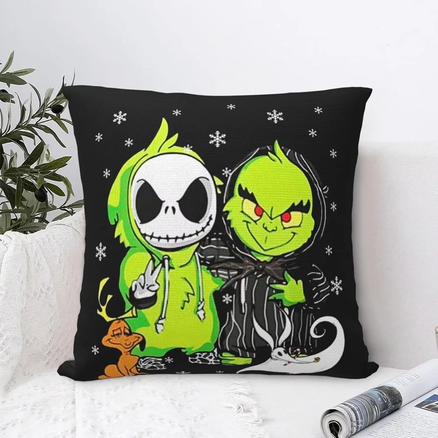 Наволочка Ja Skellington And Grinch Подушка The Nightmare Чехол для кровати Диван Диван Подушка Автомобильное кресло Индивидуальная жизнь
Наволочка Ja Skellington And Grinch Подушка The Nightmare Чехол для кровати Диван Диван Подушка Автомобильное кресло Индивидуальная жизнь