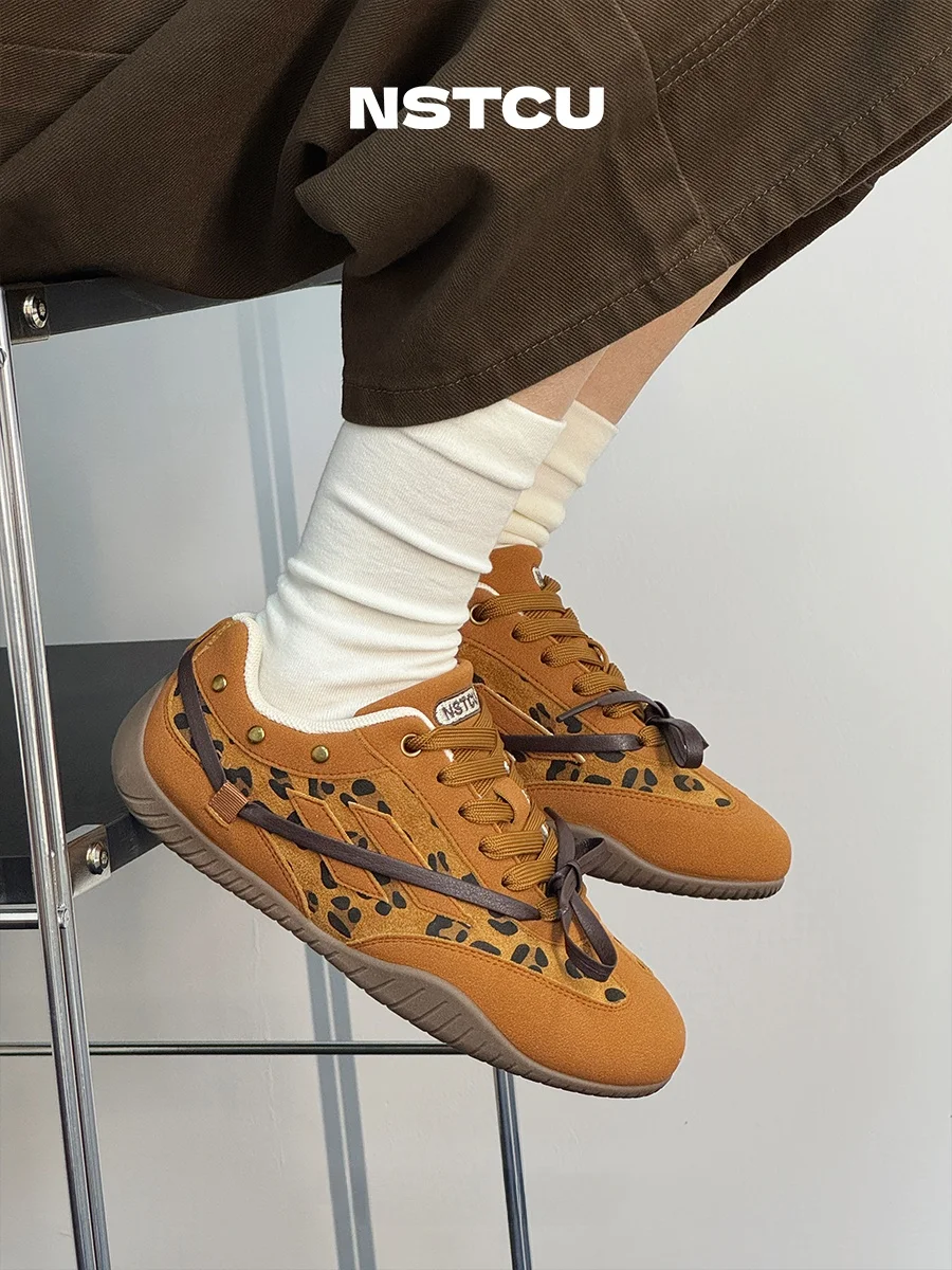 Retro Racing Thin Bottom Casual Shoes for WomenNSTCU Little Wild Leopard Brown Sports Leisure Shoes Cross Buckle round Toe
Retro Racing Thin Bottom Casual Shoes for WomenNSTCU Little Wild Leopard Brown Sports Leisure Shoes Cross Buckle round Toe