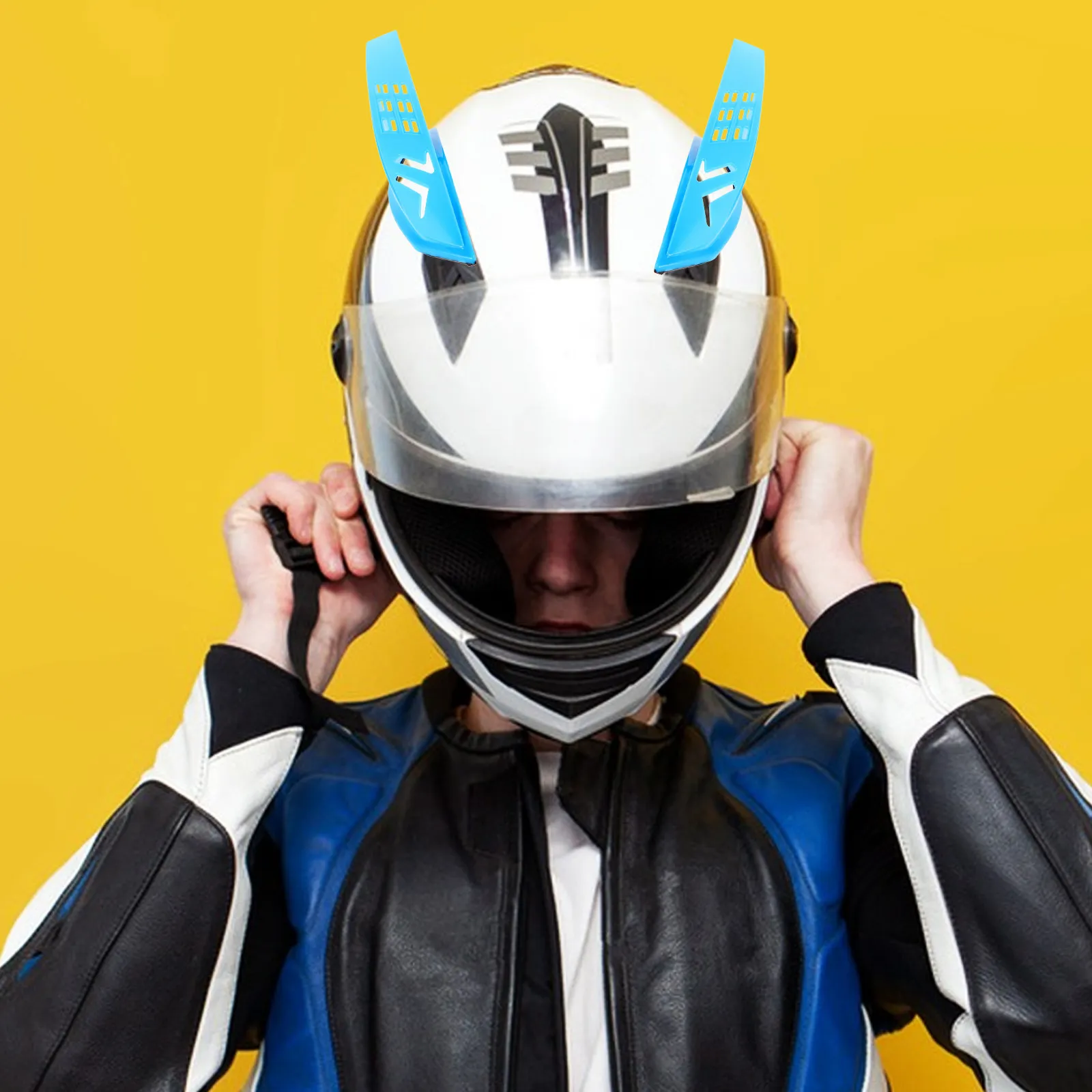 1Pair Motorcycle Accessories Unique Aerodynamic Horn Decoration Easy Install Removable Ornament for Better Wind
1Pair Motorcycle Accessories Unique Aerodynamic Horn Decoration Easy Install Removable Ornament for Better Wind