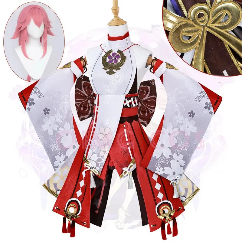 DY2025High Quality Yae Miko Cosplay Costume Uniform Jacquard Fabric Wig Anime Chinese Style Halloween Costumes for Women Game
DY2025High Quality Yae Miko Cosplay Costume Uniform Jacquard Fabric Wig Anime Chinese Style Halloween Costumes for Women Game