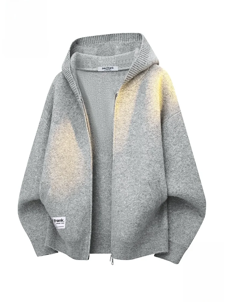 Мужской повседневный вязаный кардиган Paul Frank в стиле ретро, с капюшоном, мягкий, удобный, из смесового полиэстера
Мужской повседневный вязаный кардиган Paul Frank в стиле ретро, с капюшоном, мягкий, удобный, из смесового полиэстера