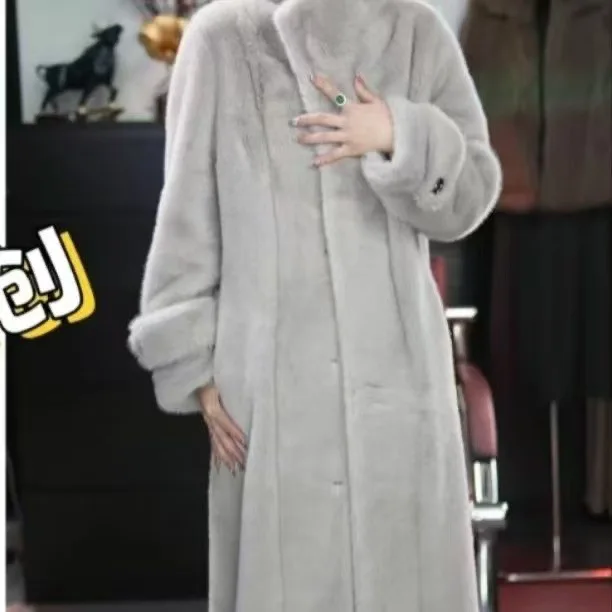 Faux Fur Long Coats Women Jackets Stand Collar Coat Thick Warm Y2k Streetwear Jacket Work Casual Outerwear Autumn Winter
Faux Fur Long Coats Women Jackets Stand Collar Coat Thick Warm Y2k Streetwear Jacket Work Casual Outerwear Autumn Winter