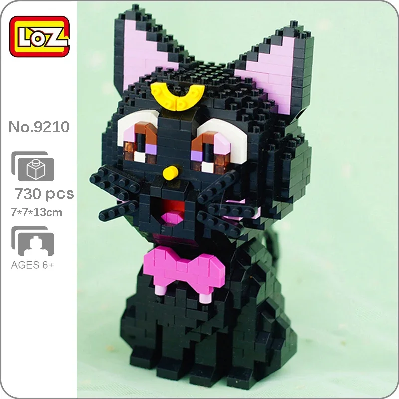 LOZ 9210 аниме Сейлор Мун Луна Кот волшебный сидячий лук кукла животного 3D мини алмазные блоки кирпичи игрушка для детей без коробки
LOZ 9210 аниме Сейлор Мун Луна Кот волшебный сидячий лук кукла животного 3D мини алмазные блоки кирпичи игрушка для детей без коробки