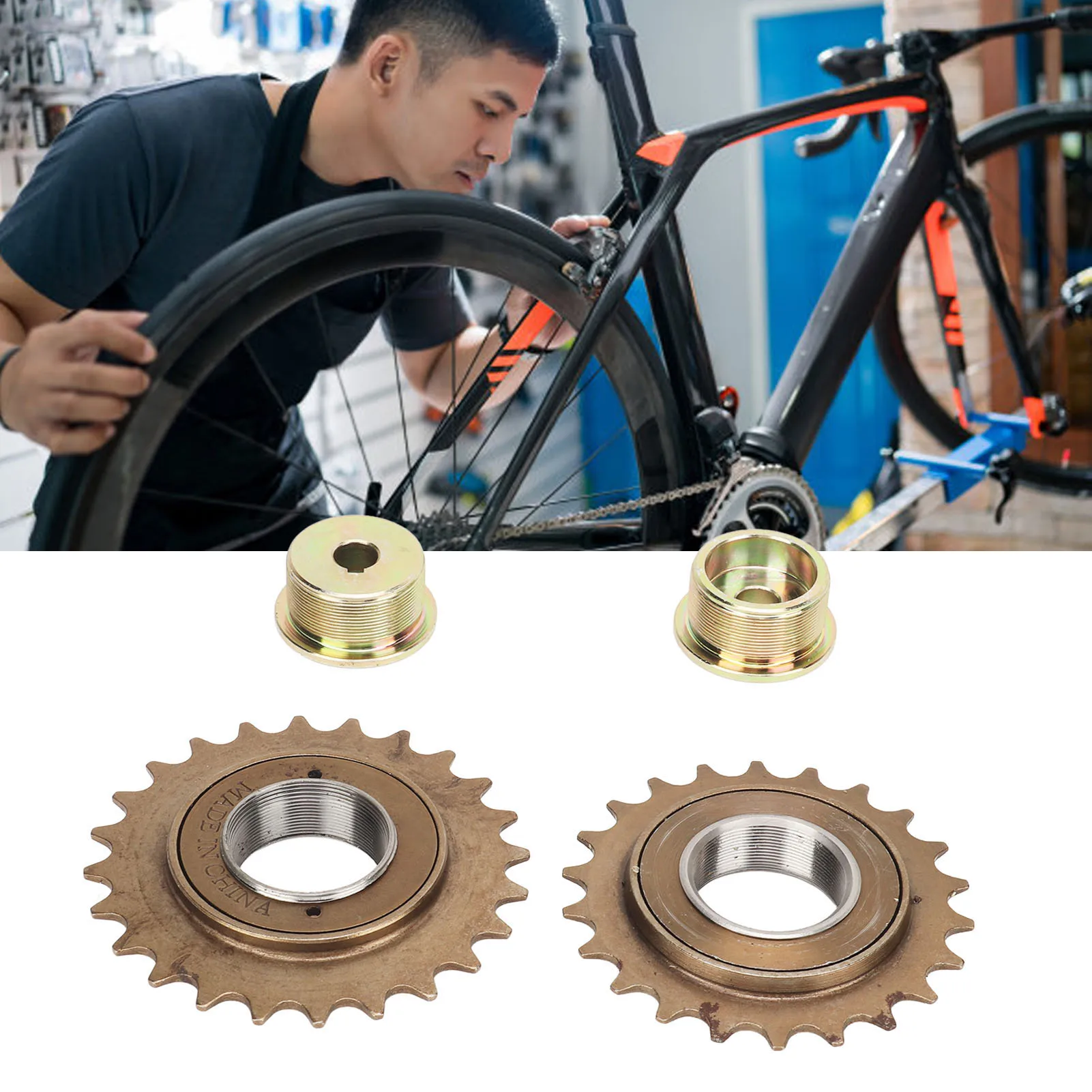 Велосипед 24T, адаптер свободного хода велосипеда, железный адаптер свободного хода 22T 24T, адаптер свободного хода с левым и правым приводом для модификации
Велосипед 24T, адаптер свободного хода велосипеда, железный адаптер свободного хода 22T 24T, адаптер свободного хода с левым и правым приводом для модификации