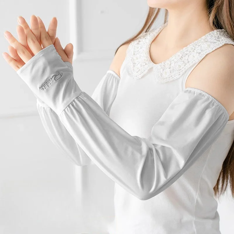Summer women's thin loose and breathable ice silk outdoor arm sleeves cycling and driving ice sleeves
Summer women's thin loose and breathable ice silk outdoor arm sleeves cycling and driving ice sleeves