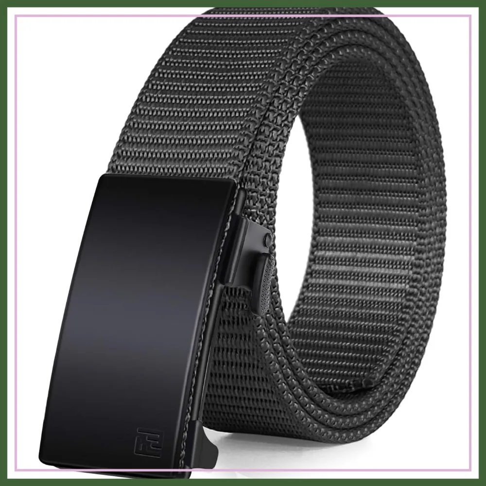 Men's Ratchet Belt, Nylon Tactical Belt, Adjustable Ratcheting Buckle for Golf Work Casual Outdoor Hiking
Men's Ratchet Belt, Nylon Tactical Belt, Adjustable Ratcheting Buckle for Golf Work Casual Outdoor Hiking
