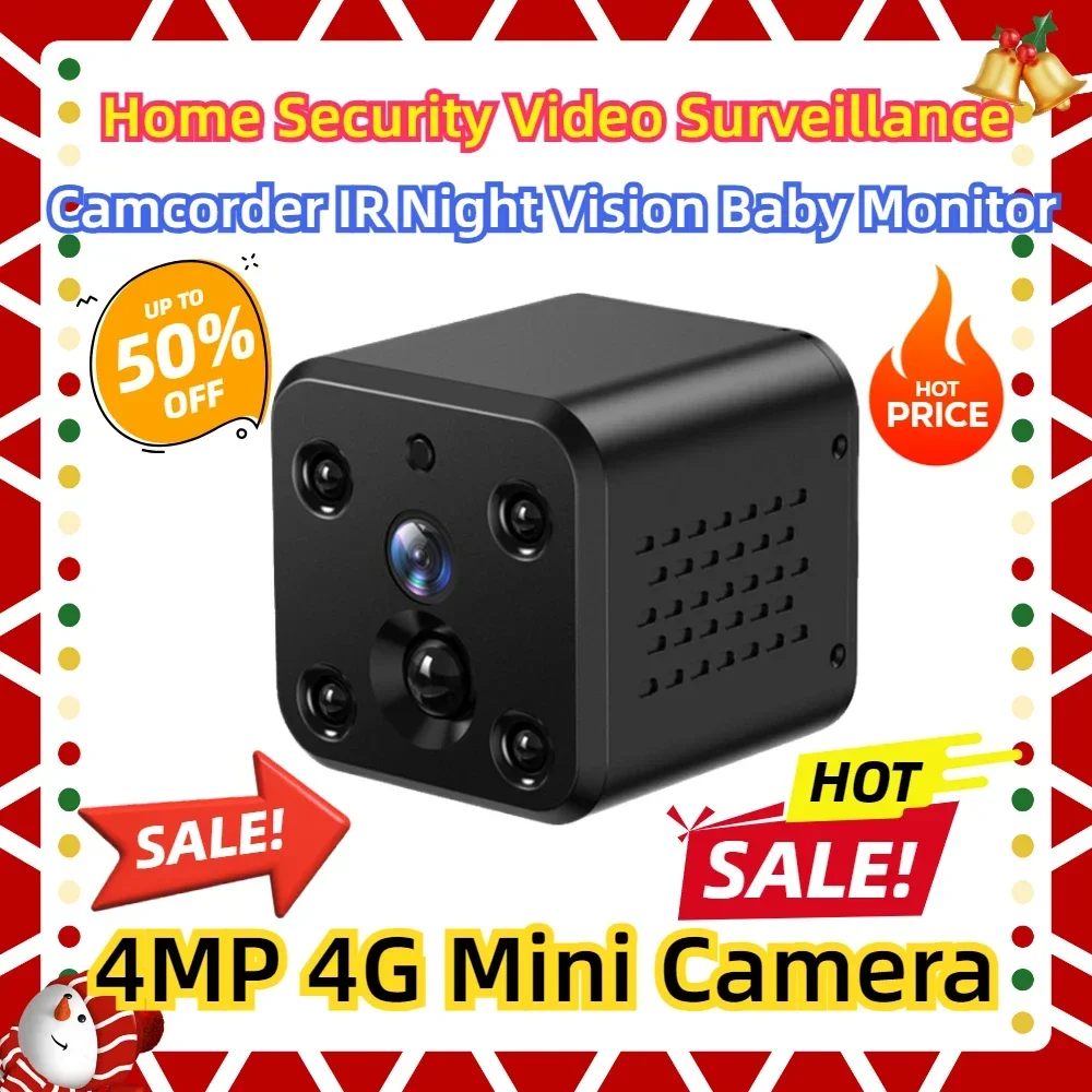 PIR Motion Detection Built-In Battery Home Security Video Surveillance Camcorder IR Night Vision Baby Monitor 4MP 4G Mini Camera
PIR Motion Detection Built-In Battery Home Security Video Surveillance Camcorder IR Night Vision Baby Monitor 4MP 4G Mini Camera