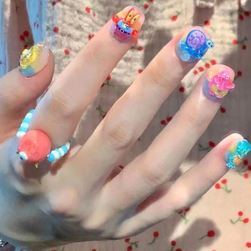 2026 Hot New Kawaii SpongeBob Patrick 3D Nail Charms Dopamine Viral TikTok Press On Nails Cute Gift for Girls Teens Students
2026 Hot New Kawaii SpongeBob Patrick 3D Nail Charms Dopamine Viral TikTok Press On Nails Cute Gift for Girls Teens Students