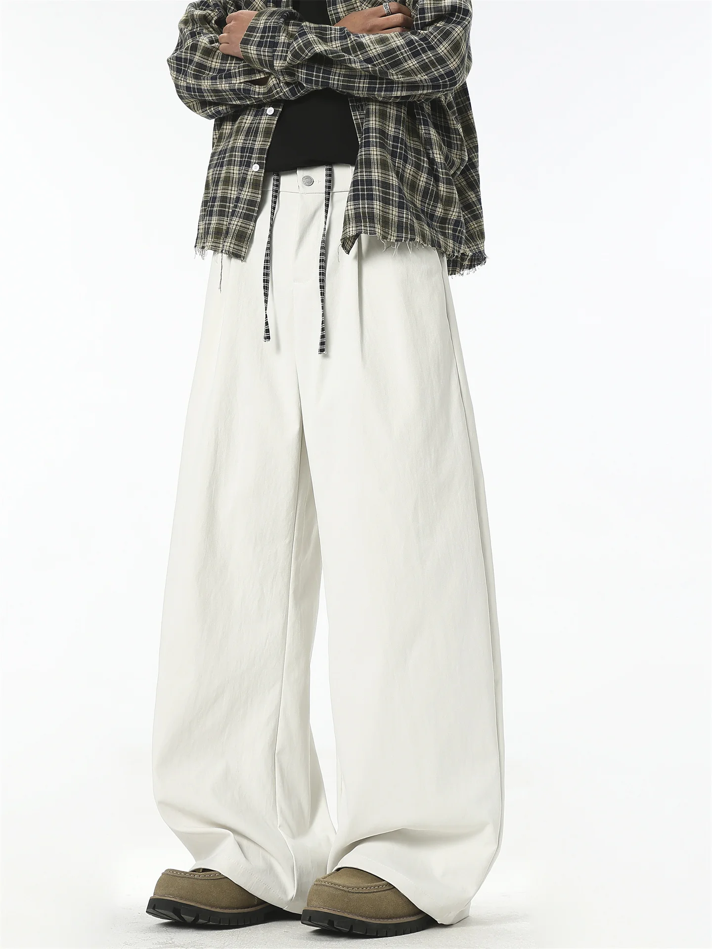 American Retro Wide Leg Work Pants Men's Spring Summer Trendy Loose Drape Straight Casual Long Trousers Knife Fold Sle
American Retro Wide Leg Work Pants Men's Spring Summer Trendy Loose Drape Straight Casual Long Trousers Knife Fold Sle